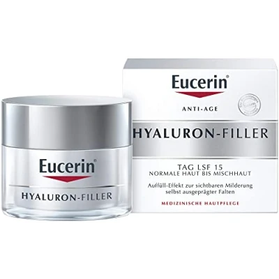 Afbeelding van Eucerin Anti Age Hyaluron Filler Tag LSF 15 Creme, 50 ml Crème