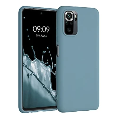 Afbeelding van kwmobile telefoonhoesje geschikt voor Xiaomi Redmi Note 10 / 10S Hoesje smartphone Back cover in Arctische nacht
