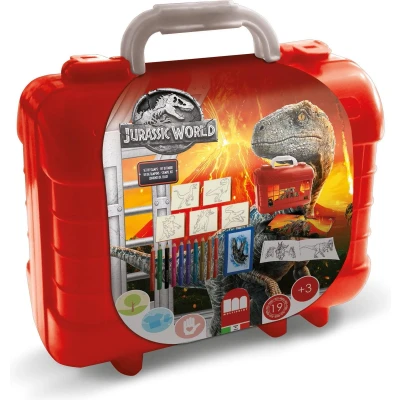Afbeelding van Multiprint Tekenset Koffer Jurassic World: 81 delig