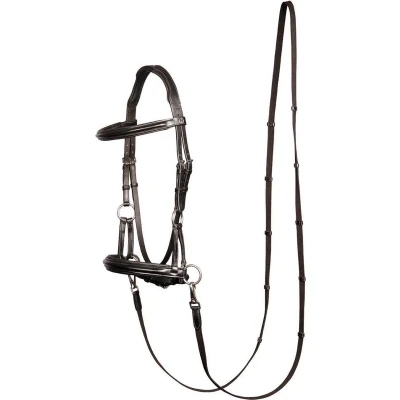 Afbeelding van Harry&#039;s Horse Hoofdstel Bitloos Sidepull Full Zwart