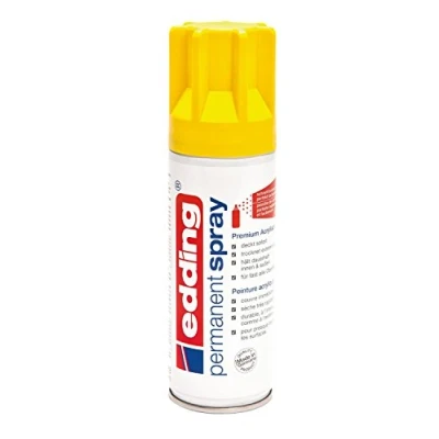 Afbeelding van Edding Permanent Spray acrielverf Geel Spuitbus 200 ml