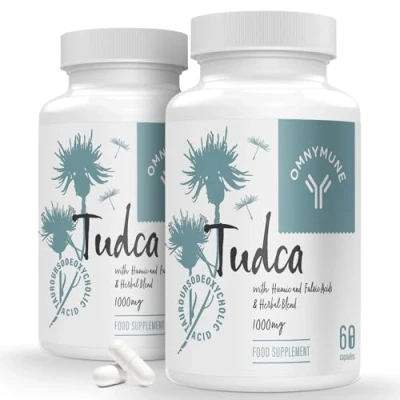 Afbeelding van TUDCA Lever Support Supplement 1000mg per portie, Tauroursodeoxycholic Acid voor Detox en Cleanse 120 Capsules