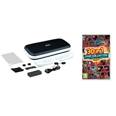 Afbeelding van Konix 78441119954 draagbare gameconsole behuizing Hardshell doos Nintendo Zwart