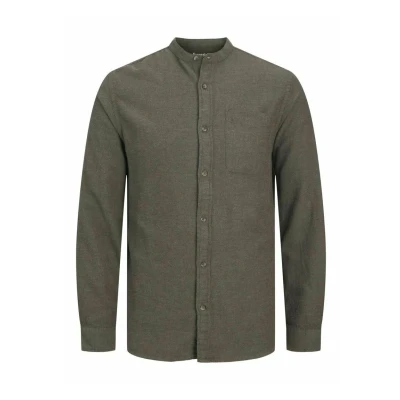 Afbeelding van Jack &amp; Jones Melange Overhemd, Heren, Maat: XS, Rosin