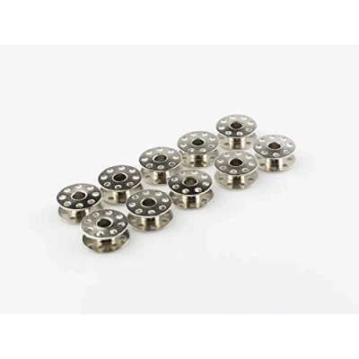 Afbeelding van Verpakking met 10 industriële spoelen voor naaimachines Singer, Juki, Brother 270010