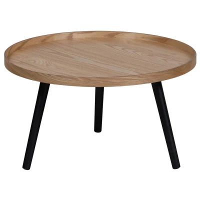 Afbeelding van Woood Mesa bijzettafel Hout naturel 34xø60 cm