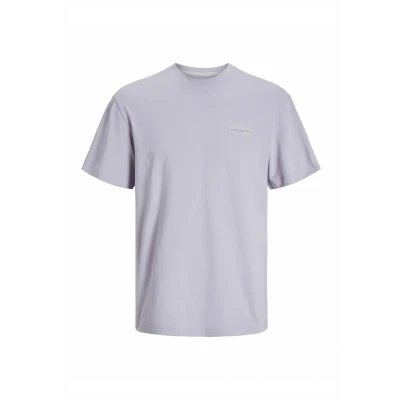Afbeelding van Jack &amp; Jones RÜCKEN Rundhalsausschnitt Tshirt print, Heren, Maat: Small, Languid lavender