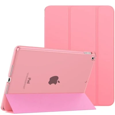 Afbeelding van MoKo Case for iPad 10.2 9th Generation 2021/ 8th 2020/ 7th 2019, Slim Stand Hard Back Shell Smart Cover inch, Auto Wake/Sleep, Conch