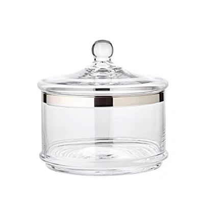 Afbeelding van EDZARD schaal Vigo, met deksel, mondgeblazen, hoogte 19 cm