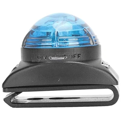 Afbeelding van LED lamp voor Huisdieren Anti verloren Hanglamp Waterdichte Lichtgevende Heldere Nacht hanger Huisdieren, Hondenveiligheidslamp Clip on Halsbanden Honden(blauw)