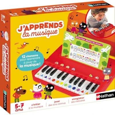 Afbeelding van Nathan Ik leer muziek educatief spel pianospeelgoed voor kinderen 12 melodieën om te leren vanaf 5 jaar