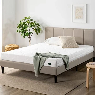 Afbeelding van Zinus Matras, 100 x 200 cm, hardheidsgraad H3, hoogte 16 Öko Tex gecertificeerd, Comfort Cut Foam matras met afneembare overtrek