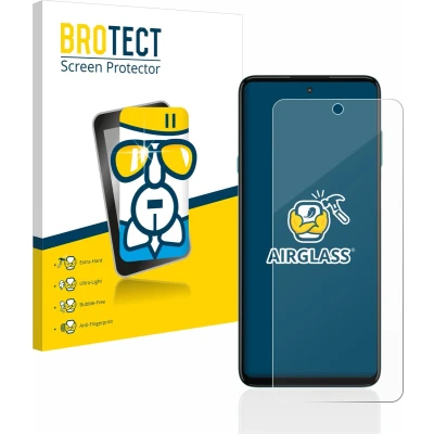 Afbeelding van BROTECT Screenprotector voor Motorola Edge 20 Lite Folie Beschermfolie Beschermglas transparant