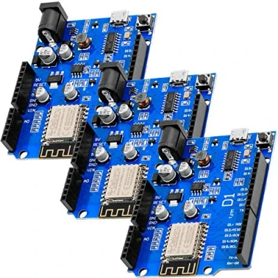 Afbeelding van AZDelivery 3 x D1 Wifi Board NodeMCU ESP8266MOD 12F Wlan Modul compatibel met Arduino inclusief E Book!