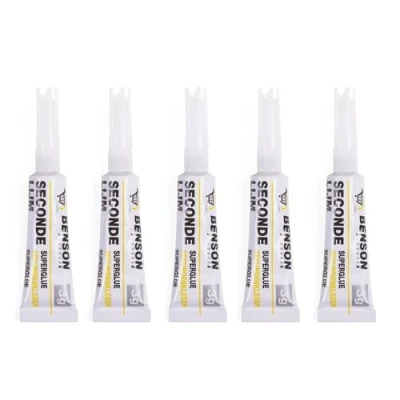 Afbeelding van Benson Secondelijm 5 Tubes á 3 Gram Snel Droog &amp; Universeel Toepasbaar