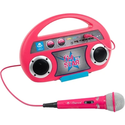 Afbeelding van iDance Audio I&#039;m the Star K1 Bluetooth Karaoke Speaker met gratis microfoon