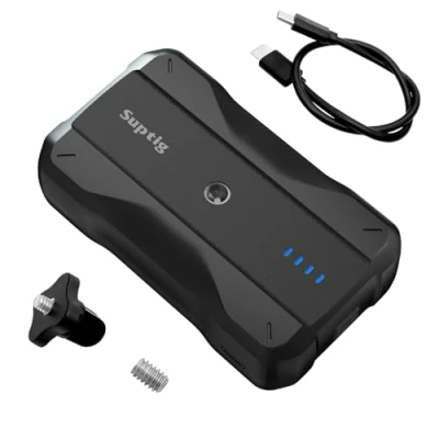 Afbeelding van Suptig Draagbare oplader 9000mAh batterij Power Bank Compatibel voor Gopro, Canon, Nikon, DJI osmo, Insta 360, Akaso More Camera, Telefoon etc.