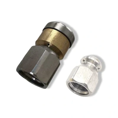 Afbeelding van SET Pijpreinigingssproeier 2 stuks 1/4 inch stijf roterend voor buisreinigingsslang Kärcher WAP Alto o.a.