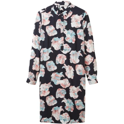 Afbeelding van Tom tailor kleed voor dames marine maat 38