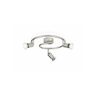 Afbeelding van Philips Essentials Limbali Opbouwspot GU10 Mat Chroom 3 x 50W IP20