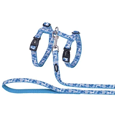 Afbeelding van Nobby Kattenset XL &quot;Camouflage&quot; lichtblauw