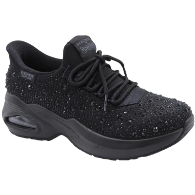 Afbeelding van SKECHERS 186070 BBK Sneaker zwart maat 36
