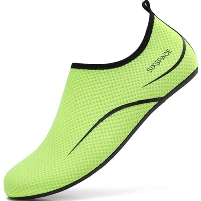 Afbeelding van Sixspace Waterschoenen voor dames en heren, waterschoenen, strandschoenen, sneldrogend, slip on, ademende zwemschoenen, surfschoenen strand, zwembad, surfen, yoga