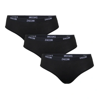 Afbeelding van 3 x Zaccini Hipster Black maat S