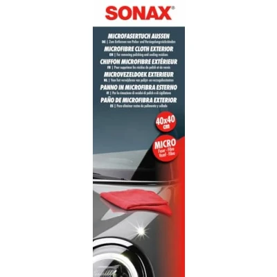 Afbeelding van SONAX Microvezeldoek Exterieur (1 stuk) zorgt voor een stralende glans zonder krassen, strepen en vegen Art Nr. 04162000