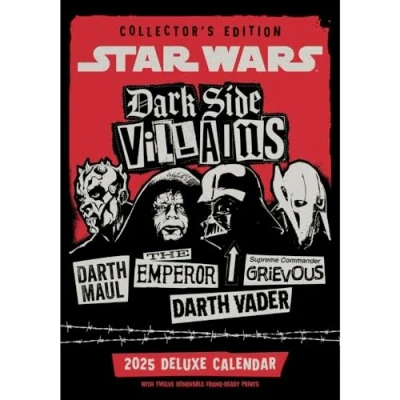 Afbeelding van Star Wars A3 Deluxe Kalender 2025 Collectors Edition Wandkalender: Original Danilo [Mehrsprachig] [Kalender]