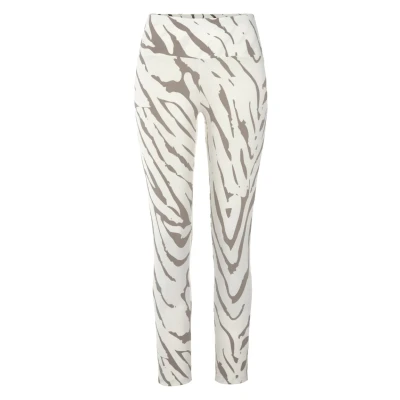 Afbeelding van Lascana Legging Loungebroek met zebramotief en brede band, loungewear