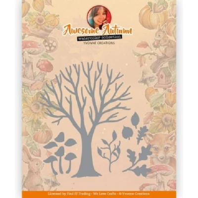 Afbeelding van Dies Yvonne Creations Awesome Autumn Tree