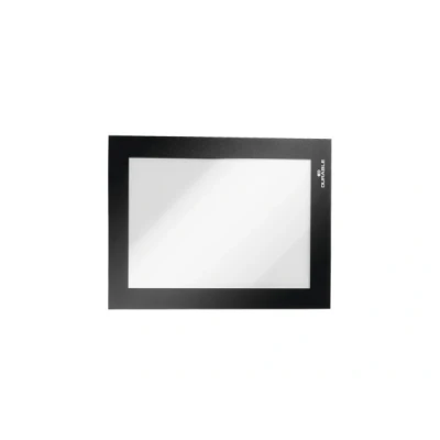Afbeelding van Durable 494801 Infokader Duraframe Magnetic (A6, magnetische bevestiging voor metalen oppervlakken) 5 stuks, zwart