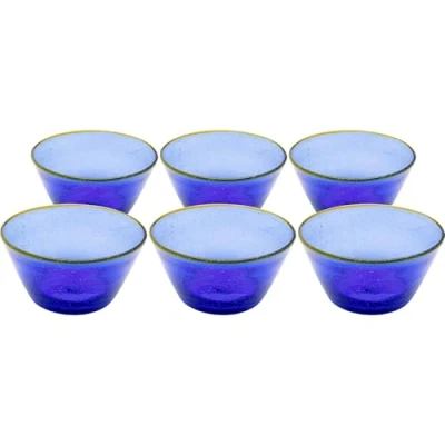 Afbeelding van Kare Design Bubbles Kommen blauw 6st