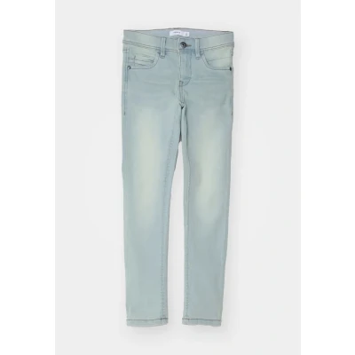 Afbeelding van Name it Nkmsilas Slim fit jeans voor kinderen, Maat: 104, Light blue denim