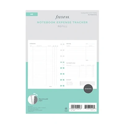Afbeelding van Filofax Inleg Organiser Activity Planner Notebook Refill A5, White (132849)