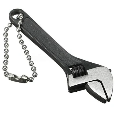 Afbeelding van BE TOOL Verstelbare sleutel 4 inch zwarte kleine mini kaak aap voor industrie en auto reparatie (Pack van 1)