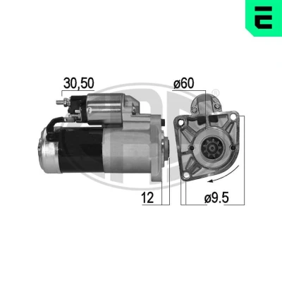 Afbeelding van Startmotor / Starter ERA 221010A