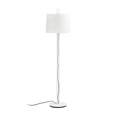 Afbeelding van Faro Lighting Montreal Vloerlamp Ronde Tappered Shade White, E27