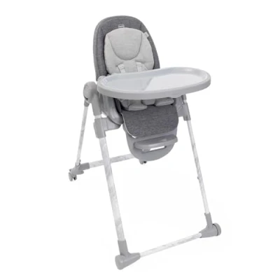 Afbeelding van Polly Armonia Ontwikkelingsstoel voor Kinderen van 0 maanden tot 40 kg, Recliner Kinderstoel met Verstelbare Hoogte en Voetsteun, 4 Wielen, Compacte Vergrendeling