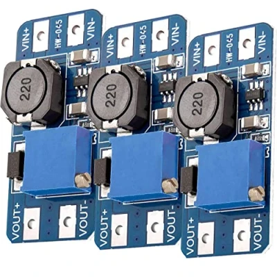 Afbeelding van AZDelivery 3 x MT3608 DC Voeding dapter Step Up Module compatibel met Arduino inclusief E Book!