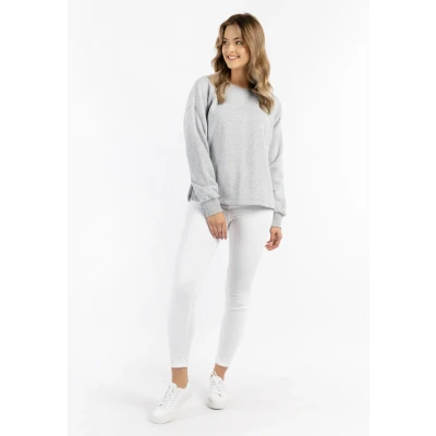 Afbeelding van Oversized sweatshirt DREIMASTER XS / Lichtgrijs Melange 60% Katoen 40% Polyester