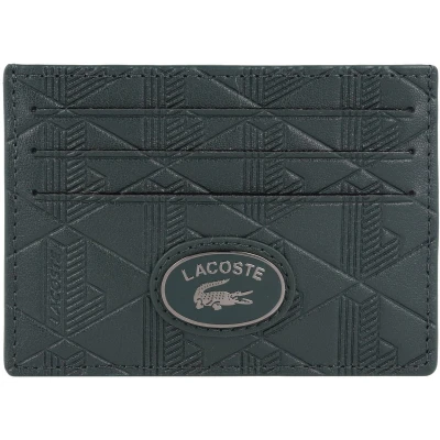 Afbeelding van Lacoste Visitekaarthouder, Heren, Maat: One Size, Noir