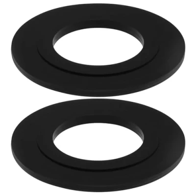 Afbeelding van the Lord of Tools 2 stuks rubberen sluitring buitendiameter 54 mm binnendiameter 28 toilet spoelklep afdichting voor stortbak spoelsifon zwart