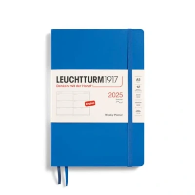 Afbeelding van Leuchtturm1917 Weekly Planner A5 Medium 12 maanden 2025 Softcover Sky