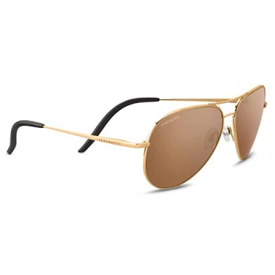 Afbeelding van Serengeti zonnebril Carrara 8546 Glansende goudgouden stuurprogramma&#039;s Mineraal gepolariseerd Sunglasses