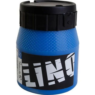 Afbeelding van Creativ Company Linoleum Verf Blauw, 250ml
