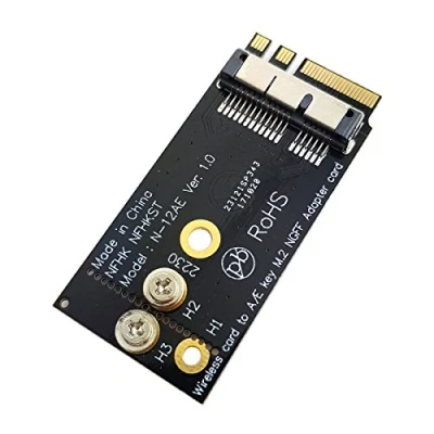 Afbeelding van JSER Xiwai BCM94360CS2 BCM943224PCIEBT2 Draadloze Kaart NGFF M.2 Sleutel A/E Key Adapter