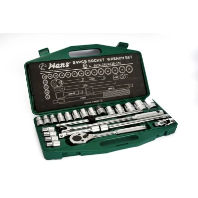 Afbeelding van Dopsleutelset HANS 1/2 12 kant 24 stuks (8 mm 32 mm)