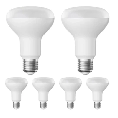 Afbeelding van ledscom.de 6 stuks E27 LED lamp, R80, warm wit (2700 K), 10 W, 935lm, mat
